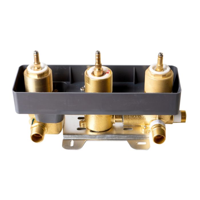 3-way thermostat concealed mixer brass valve shower mixer shower mixer